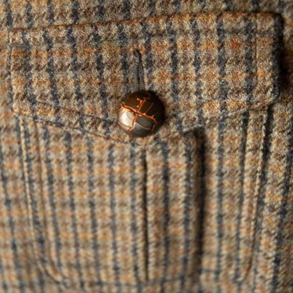 Fink Navy Wool Bomber Jacket mens M - Picture 7 of 11